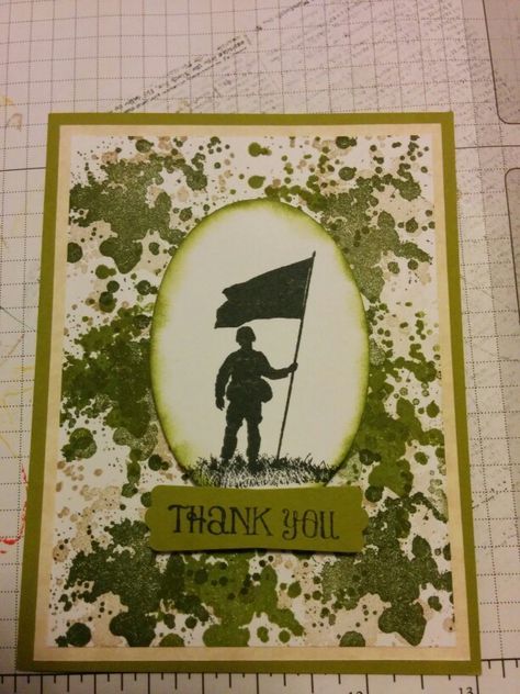 Stampin up Veterans Cards, Grunge Colors, Best Backgrounds, Camo Background, Camouflage Background, Patriotic Cards, Blue Cards, God Speed, Military Cards