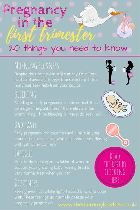 20 things pregnant women need to know about the first trimester Pregnancy Info, Pregnancy Information, Baby Kicking, Pumping Moms, Baby Sleep Problems, Trimesters Of Pregnancy, Morning Sickness, First Trimester, Pregnancy Stages