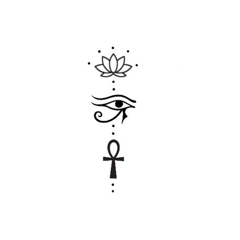 Anhk Tattoos For Women, Egyptian Symbol Tattoo, Egyptian Eye Tattoos, Ankh Tattoo, Cute Hand Tattoos, Tattoos For Black Skin, Egyptian Tattoo, Pretty Tattoos For Women, Tattoo Stencil Outline