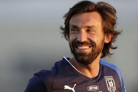 Pirlo steered Italy to World cup success in 2006 and helped reach the Euro final in 2012 earning 109 caps and scoring 13 goals. Andrea Pirlo, Chandler Bing, International Football, Homer Simpson, Perfect Moment, Eindhoven, Fine Wine, Photo Colour, The Club