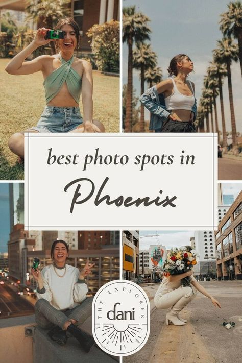 Phoenix Az Outfits Summer, Arizona Ig Pictures, Az Photography Locations, Most Instagrammable Places In Arizona, What To Wear In Phoenix Arizona, Scottsdale Photography Locations, Phoenix Instagram Spots, Phoenix Arizona Picture Ideas, Senior Pictures Phoenix Az