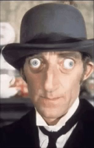 Googly Eyes GIF - Googly Eyes EyeRoll - Discover & Share GIFs Marty Feldman, Bulging Eyes, Top Celebrities, Wearing A Hat, Film Tv, Interesting Faces, Famous Faces, Hollywood Stars, Tv Stars