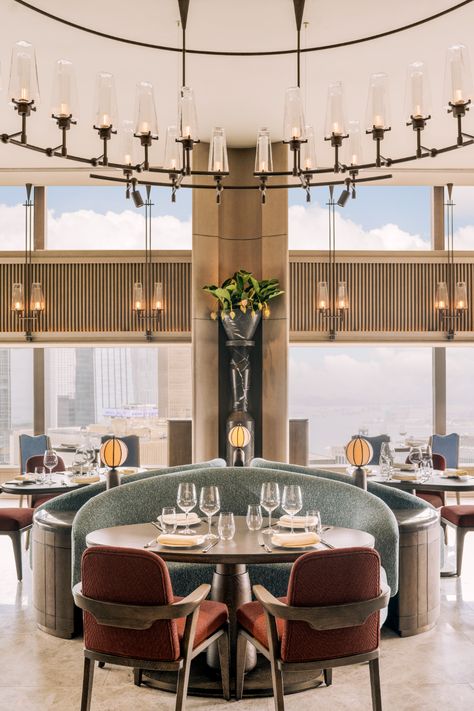 FRAME | 'It’s all about balance’: André Fu talks residential comforts and curated hotels Restaurant Bar Ideas, Luxury Hotel Design, Upper House, Banquette Seating, South Beach Miami, Elegant Dining Room, Restaurant Interior Design, Bar Ideas, Hospitality Design