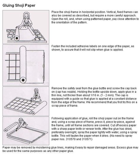 How to replace shoji paper Japanese Statues, Shoji Paper, Shoji Screens, Japanese Statue, Bamboo Fountain, Paper Plain, Folding Screens, Bamboo Shop, Japanese Home Design