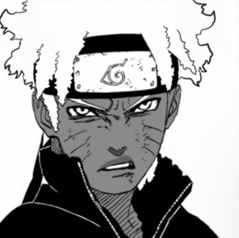 Naruto Black Edit, Black Naruto Pfp, Blasian Naruto, Black Bakugou, Black Anime Edits, Black Anime Characters Pfp, Icon Afro, Black Naruto, Character Design Female