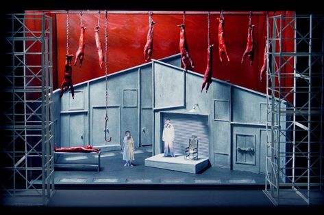 Sweeney Todd — Erhard Rom Scenic Design Theatres, Theatre Inspiration, Theatre Lighting, Movable Walls, Set Design Theatre, Stage Set Design, Theatre Stage, Sweeney Todd, Theatre Design