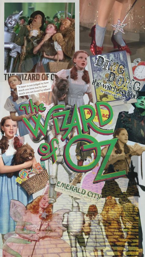 THE WIZARD OF OZ 💚🧙‍��♀️#thewizardofoz The Wizard Of Oz Wallpaper, Wizard Of Oz Wallpaper, Halloween Wallpaper Cute, The Wonderful Wizard Of Oz, The Wizard Of Oz, Judy Garland, Emerald City, Wicked Witch, The Wizard