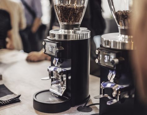 Mahlkönig Unveils E65S GBW and E80 Grinders Adds Stefanos Domatiotis Commercial Espresso Machine, Coffee Tools, Home Espresso Machine, French Presses, Espresso Grinder, Drip Coffee Makers, Coffee Sets, Coffee Making, Coffee Equipment