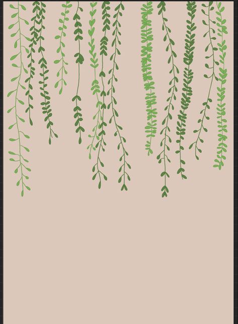 Hanging vines wallpaperiphone Vines Aesthetic Drawing, Easy Vine Painting, Vines Painting Simple, How To Paint Vines, Flowers And Vines Painting, Flower Vine Painting Simple, Painting Vines And Leaves, Painting Ivy Vines, Hanging Vines Painting