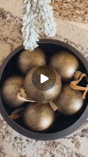 Madelaine on Instagram: "DIY ornaments✨ This is a DIY I did last year and it was so easy to do. I plan on using these ornaments again this year. Are you reusing ornaments, buying new, or doing a mix of both old and new. Let me know! ⬇️ SAVE this post for Inspo and FOLLOW along for more. #christmas #christmasdecor #christmasdecorations #diy #diyornaments #christmastree #easydiy #simplediy #christmastime #diychristmas #holiday #holidaydecor #fyp #christmasinspiration #christmasideas #homedecor #homeinterior #ornaments #itsthemostwonderfultimeoftheyear #myhomevibe" Old Christmas Ornaments, Diy Christmas Spheres, Xmas Balls Decorations, Diy Gold Christmas Ornaments, Diy Clear Ornaments, Diy Ball Ornaments, Diy Ornament Garland Christmas Balls, Christmas Tree Balls Diy, Diy Gold Ornaments