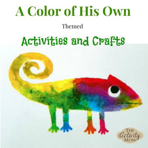 We just love the book A Color of His Own by Leo Lionni! It is a beautiful book with a wonderful message. Here are several activities and crafts to go along w Color Of His Own Activities, Leo Lionni Activities, Corduroy Activities, A Color Of His Own, Rainbow Fish Activities, Mixed Up Chameleon, Hungry Caterpillar Craft, Leo Lionni, Fish Activities