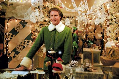 Christmas Movie Scenes, Elf Film, Santa I Know Him, Elf Movie, New Line Cinema, Buddy The Elf, Need A Hug, Rotten Tomatoes, Christmas Movie