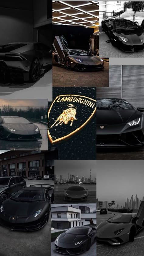 Lamborghini Wallpaper, Lamborghini Aventador Wallpaper, Matte Black Cars, Dream Cars Bmw, Super Fast Cars, Top Luxury Cars, Pretty Bike, Classy Cars, Super Luxury Cars