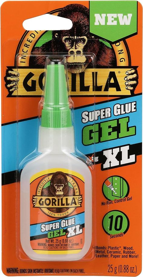 Amazon.com: Gorilla Super Glue Gel XL, 25 Gram, Clear, (Pack of 1) : Industrial & Scientific School Supply Store, School Supplies Shopping, Gorilla Glue, Glue Pen, Clear Glue, Adhesive Glue, Super Glue, Duct Tape, Soy Sauce Bottle