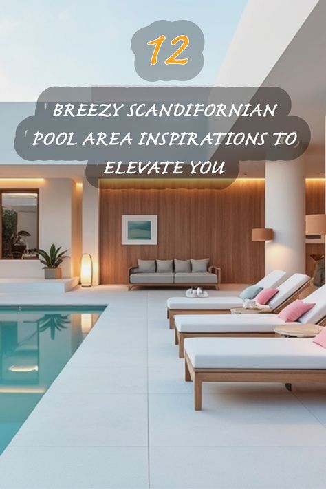 Dive into serenity with these stunning Scandinavian pool area inspirations that effortlessly elevate your outdoor space. From sleek loungers to natural wooden accents, this aesthetic combines style and comfort, creating a perfect retreat for relaxation and gatherings. Let the breezy vibes inspire your home interior journey! Pool Area Ideas Australia, Modern Victorian Bedroom Ideas, Pool Cabana Ideas, Modern Victorian Bedroom, Cabana Ideas, Eclectic Dining Room, Minimalist Living Room Design, Victorian Bedroom, Pool Cabana