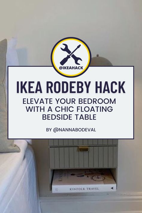 Ikea Besta Bedside Table, Ikea Bedside Table Hack Night Stands, Ikea Vikhammer Nightstand Hack, Upcycled Ikea Bedside Table, Ikea Moppe Bedside Table, Ikea Moppe, Bedside Table Ikea, Floating Bedside Table, Ikea Bed