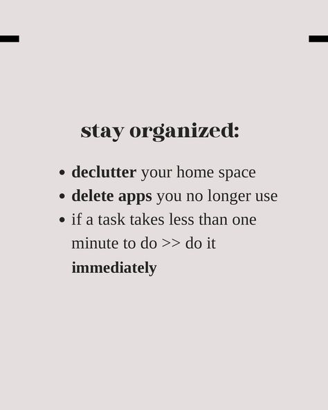 These are a couple of ways to stay organized!! Being organized has many benefits, such as: - reducing stress - more creativity - more productivity - improved health and sleep And much more! Follow me for more! 🤍 Tags: #organization #organized #tidy #tidyhome #clean #cleangirl #itgirl #thatgirl #tips #inspiration #wellness #explore #motivation #mindset #cleaning #cleaningmotivation #personaldevelopment Ways To Stay Organized, Improved Health, Being Organized, Cleaning Inspiration, Cleaning Motivation, Declutter Your Home, Clean Room, Improve Health, Stay Organized