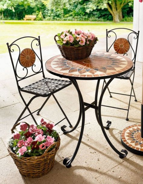 Small Garden Table And Chairs, Small Metal Table, Folding Table And Chairs, Metal Folding Table, Round Garden Table, Small Garden Table, Deck Table, Balcony Chairs, Chairs Outdoor