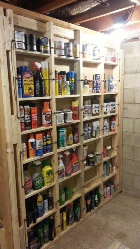 Between The Studs, Basement Organization, Garage Organization Tips, Garage Organisation, Storage Shed Organization, Garage Workshop Organization, Garage Storage Shelves, Shed Organization, Garage Organization Diy