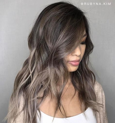 Ash Brown Hair Color Ideas - Ash Brown Hair Color And Dye Inspiration Ash Brown Hair Color Ideas, Ash Brown Hair Color, Brown Hair Color Ideas, Ash Hair, Ash Brown Hair, Brown Hair Color, Brown Balayage, Ash Brown, Haircut And Color