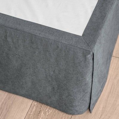 Linen Blend Bedskirt - Casaluna™ : Target Casaluna Bedding, Linen Bedskirt, Soothing Aesthetic, Bed Wrap, Box Spring Cover, Embroidered Bedding, Ruffle Bed Skirts, Simply Shabby Chic, Buy Linen