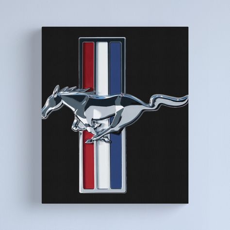 Vibrant colors printed on artist grade canvas. Hand stretched for your order. Multiple sizes are available. Arrives ready to hang. Additional sizes are available. Ford Mustang Logo Ford Mustang Logo, Mustang Logo, Ford Mustang, Mustang, Colorful Prints, Canvas Print, Ford, Vibrant Colors, Canvas Prints