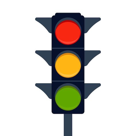 Signal electric traffic light on road, s... | Premium Vector #Freepik #vector #stop-light #traffic-signal #semaphore #trafic-light Trafic Signal Images, Traffic Light Illustration, Road Signal, Traffic Symbols, Traffic Signals, Journaling Printables, Bible Journaling Printables, Circle Drawing, Traffic Signal