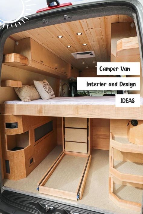 Some people want to have a small and compact vehicle for traveling. That's why the camper vans pop up to the top. camper van interior kits | diy campervan ideas | campervan interior design ideas | campervan interior accessories | van conversion kits with bathroom | campervan interior ideas | small camper van interior ideas | camper van interiors Diy Van Interior, Campervan Interior Ideas, Camper Van Interior Ideas, Camper Van Interior, Van Conversion Kits, Self Build Campervan, Small Camper Vans, Ducato Camper, Motorhome Interior