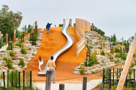 Park Design Ideas, Modern Playground, Playgrounds Architecture, Playground Landscaping, Cool Playgrounds, Urban Playground, Public Space Design, Park Design, Children Park