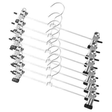 20 Pcs Precise Design Hanger Stainless Steel Clothes Drying Metal Clip Rust-resistant