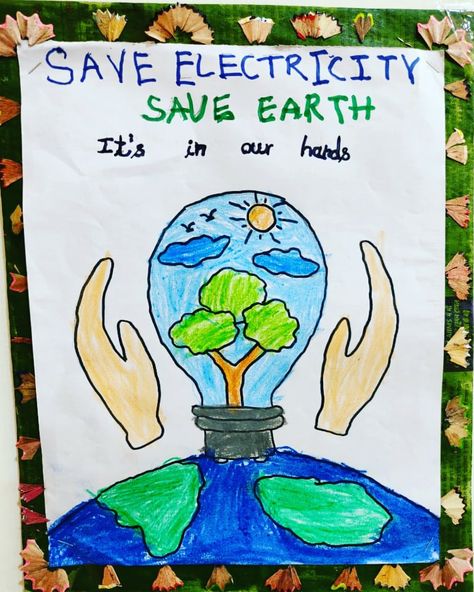 How To Save Electricity Poster, Save Electricity Poster Drawings, Poster Hemat Listrik, Poster On Earth Day, Poster Menghemat Listrik, Save Mother Earth Poster, Save Earth Poster, Save Electricity Poster, Save Energy Poster