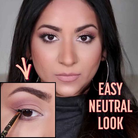 Smitha Deepak Makeup, Smitha Deepak, Makeup Easy, Natural Eyeshadow, Neutral Makeup, Tan Skin, Eyeshadow Makeup, Nail Tips, Makeup Ideas