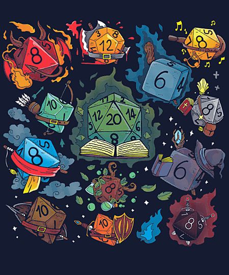 Dice World t-shirt Dice Tattoo, Day Of The Shirt, Dungeon Master's Guide, Dungeons And Dragons Art, Dnd Funny, Dungeons And Dragons Dice, Dungeons And Dragons Characters, Dnd Art, D&d Dungeons And Dragons