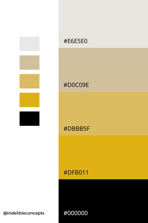 Black Gold Yellow Color Schemes, Black Gold Pallete Color, Black Gold Beige Color Palette, Black And Gold Color Palette Branding, Gold Pallette Colour Palettes, Mustard And Black Color Palette, Black White Gold Brown Color Palette, Black Gold Colour Palette, Black White Gold Brown Color Scheme