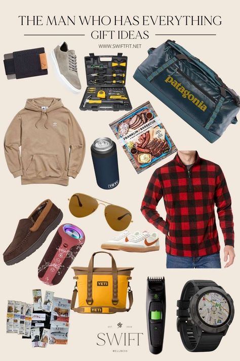 16 Gifts for Men Who Have Everything Patriotic Gifts For Men, Gifts Guys Actually Want, Gifts For Finance Guys, Gifts For Men In Their 20s, Blue Collar Men Gift Ideas, Self Care Gifts For Men, Gifts For Blue Collar Men, Gifts For Men Who Have Everything, Gifts For Older Men