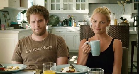 Knocked Up Katherine Heigl Knocked Up, Knocked Up Movie, Movie Diary, Seth Rogan, Tv Aesthetic, Polka Music, Up The Movie, Unexpected Pregnancy, Up Movie