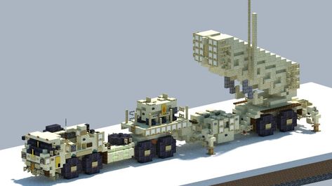 Minecraft Turret Ideas, Minecraft Army Builds, Minecraft Military Base, Minecraft L, Minecraft Vehicles, Minecraft Create, Military Bunkers, Minecraft Interior, Minecraft Banner Designs