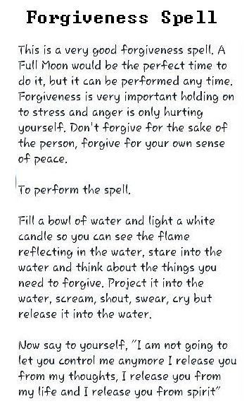 Forgiveness Spell, Improve Self Esteem, Inner Dialogue, Paganism Spells, Hoodoo Spells, Witchcraft Books, Wiccan Magic, Magic Spell Book, Healing Spells