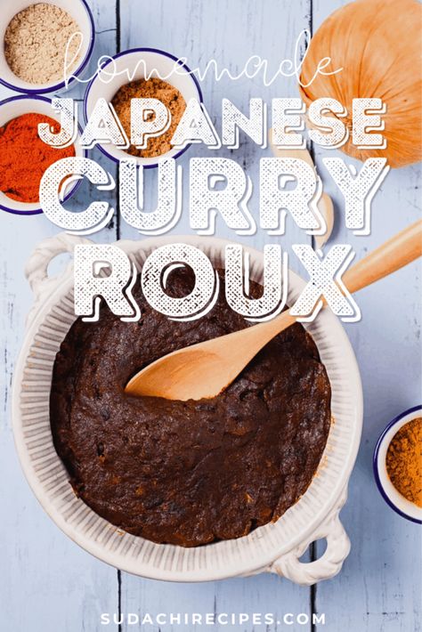 Homemade Japanese Curry Roux (カレールー) - Sudachi Recipes Homemade Japanese Curry, Curry Roux Recipe, Sudachi Recipes, Roux Recipe, Pork Curry, Japanese Dinner, Homemade Curry, Easy Curry, Japanese Curry