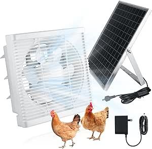 Chicken Coop Fan, Shed Coop, Fan Meaning, Greenhouse Chicken Coop, Energy Powers, Chicken Coop Shed, Solar Powered Fan, Solar Fan, Shed Garage