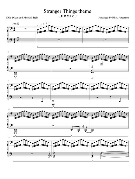 Stranger Things Theme, Trombone Sheet Music, Cello Sheet Music, Clarinet Music, Clarinet Sheet Music, Easy Piano Songs, Saxophone Sheet Music, Band Jokes, Stranger Things Quote