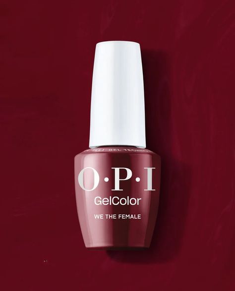 We the Female Red Gel Nail Polish, Opi Gel Nail Polish, Opi Gel Nails, Red Gel Nails, Opi Nail Polish, Get Nails, Nail Technician, Nail Supply, Gel Manicure