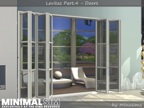 The Sims Resource - MINIMALSIM Levitas Part.4 - Levitas Doors Sims 4 Open Window, Sims Cc Doors And Windows, Sims 4 Cc Sliding Doors, Ts4 Doors And Windows Cc, Cc Windows Sims 4, Sims Windows Cc, Sims4 Doors, Ts4 Windows Cc, Modern Windows And Doors