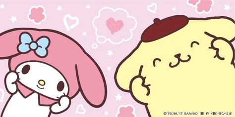 Sublimacion Ideas, My Melody Wallpaper, Pom Pom Purin, Hello Kitty Art, Sanrio Wallpaper, Laptop Wallpaper, Computer Wallpaper, Hello Kitty Wallpaper, Sanrio Characters