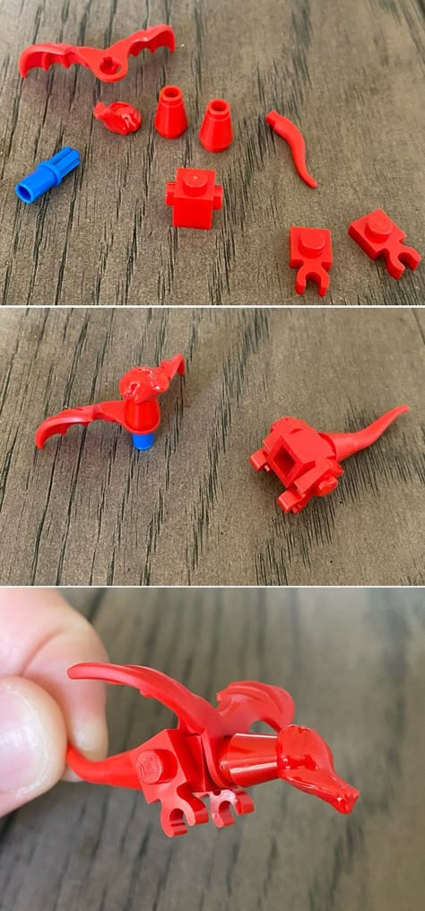 9-Piece Micro/Baby Dragon Design | A simple design for a hat… | Flickr Lego Dragon Moc, Lego Moc Ideas, Cool Lego Sets, Lego Design Ideas, Easy Lego Creations, Best Lego Sets, Lego Techniques, Lego Dragon, Lego Medieval