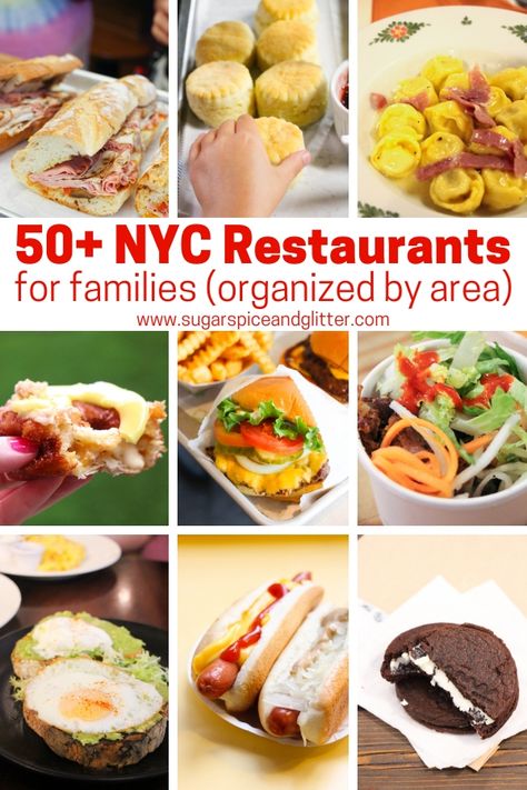 While planning our NYC Family Vacation, I was a bit stumped by all of the different areas and how to get to all of the restaurants on my NYC bucket list. After spending way too much time figuring all of it out, I wanted to share with you the fruit of my labour: 50+ Family … Little Italy Nyc, Fun Restaurants In Nyc, Nyc Family, Nyc Bucket List, Kids Restaurants, Kid Friendly Restaurants, Dinner Places, Nyc With Kids, New York Food