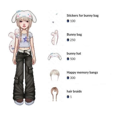 Everskies Items Id, New Jeans Everskies, Newjeans Inspired Outfit, Everskies Items, Everskies Outfits With Names, Kpop Everskies, Everskies Layout, Apps For Girls, Everskies Avatar