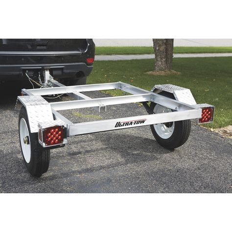 Ultra-Tow 40in. x 48in. Aluminum Utility Trailer Kit — 1060-Lb. Load Capacity | Northern Tool Utility Trailer Kits, Aluminum Utility Trailer, Camper Trailer For Sale, Trailer Kits, Trailer Coupler, Trailer Diy, Aluminum Trailer, Towing Trailer, Natural Gas Generator