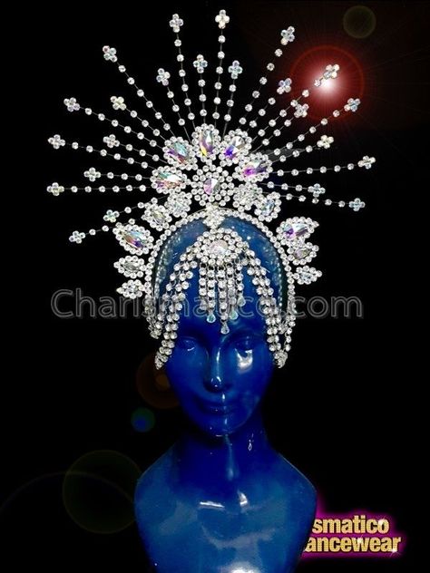 Samba Costume, Head Crown, Mannequin Art, Hair Color Chart, Head Gear, Belly Dance Costume, Belly Dance Costumes, Carnival Costumes, Costume Makeup