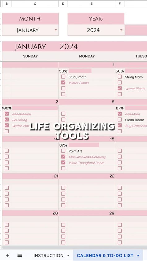 This free, printable to-do list template will help you stay organized and productive all year long. It's easy to use and customize, and it's perfect for tracking your goals, tasks, and appointments.

Get your copy today at To Do List Template, Digital Calendar, Notion Template, List Template, Google Sheets, Stay Organized, To Do, To Do List, Track